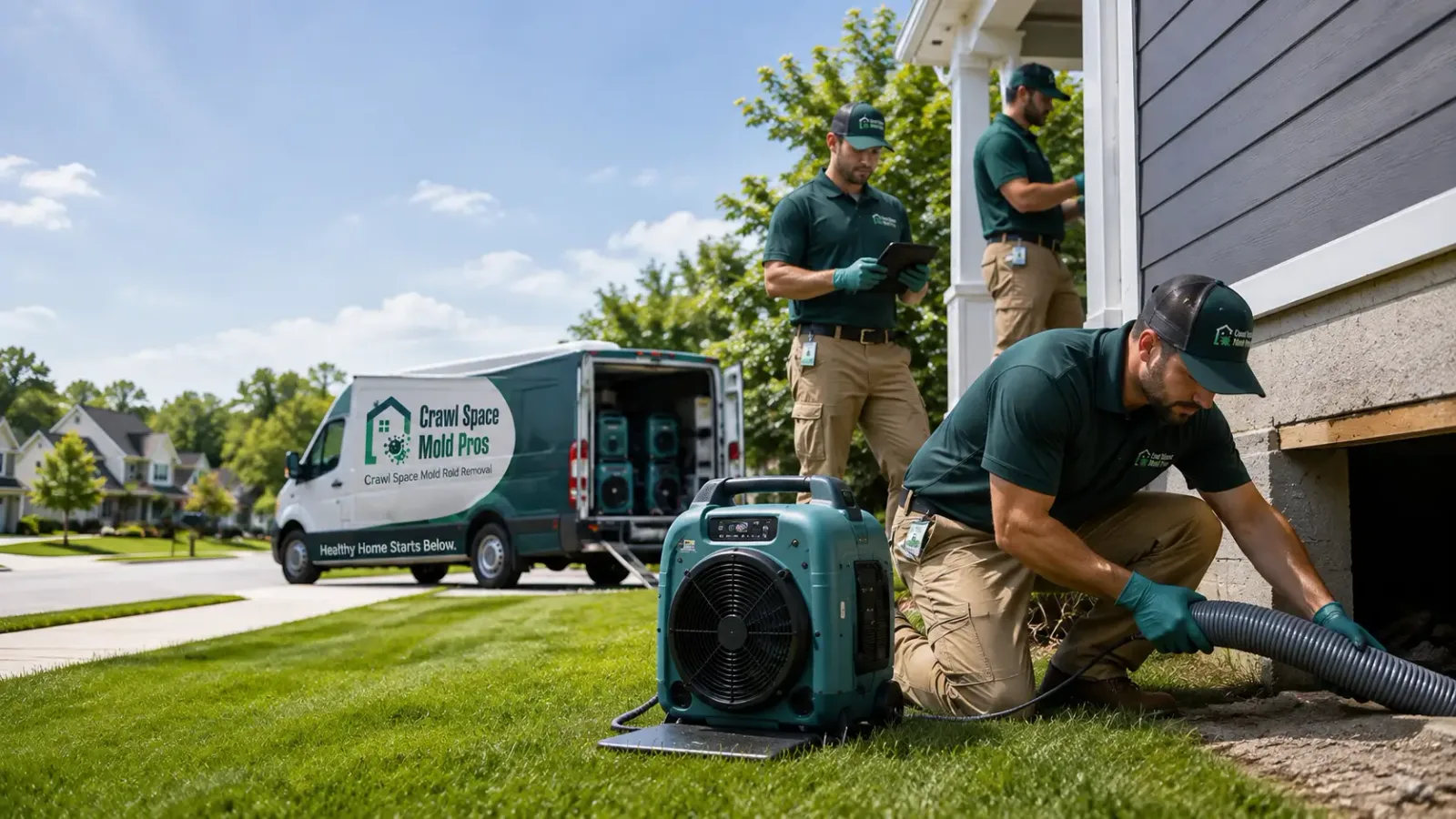 Crawl Space Mold Removal in Cooksville, MD